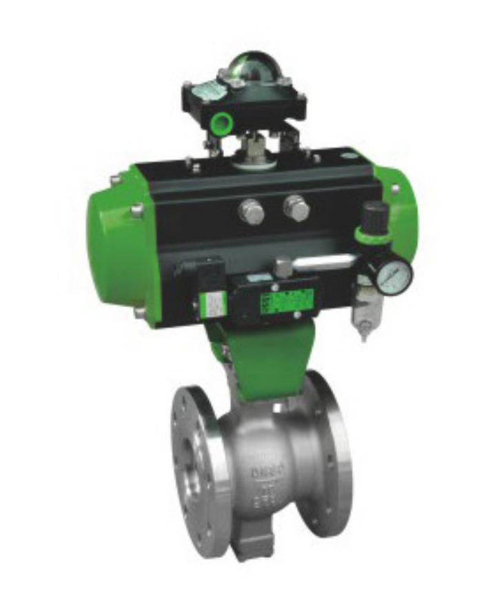 气动调节V型球阀